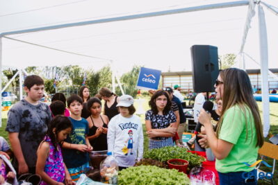 Niños en evento encuentro ambiental Rincón Pataguas