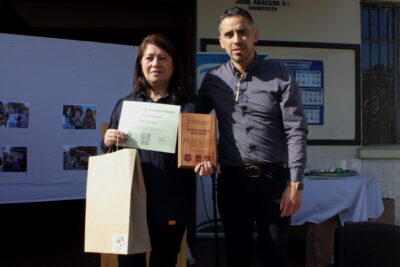 premiación en Escuela Charrúa